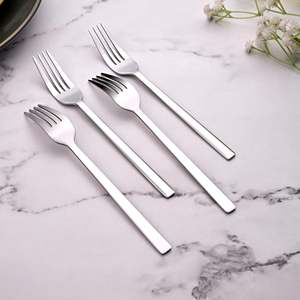 Silver Charm Stainless Steel Mini <b>Forks</b> (Set of 4) Small Eco-Friendly Food Picks for Home & Restaurant Use - Product Image 4