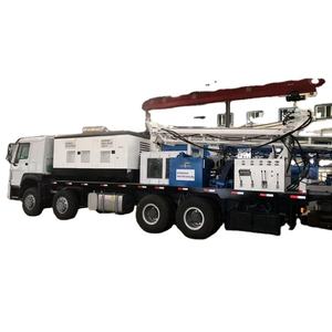 รถบรรทุกหัวลากดีเซล Howo 6x4 พร้อมแท่นขุดเจาะบ่อน้ำแบบติดตั้งบนรถ ความลึก 500 เมตร - Product Image 5