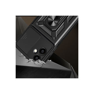 Étui de téléphone magnétique pour Samsung Galaxy A06 A03S A12 A22 A24 A32 A34 A52 A55 - Protection de l'appareil photo avec couvercle coulissant - Noir - Product Image 4