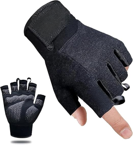 Guantes de Gimnasio Personalizados Ligeros y Transpirables para Hombre, Guantes Deportivos de Cuero de Alta Calidad para Ejercicio, Entrenamiento Físico y Levantamiento de Pesas - Product Image 3