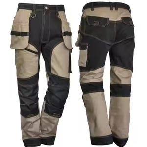 Pantalons cargo droits à plusieurs poches, respirants, à séchage rapide, vente en gros, pantalons de travail pour hommes personnalisés - Product Image 4