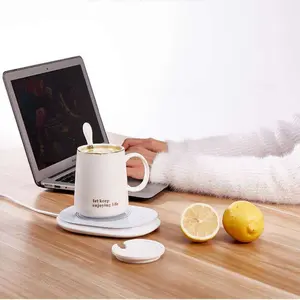 Scalda caffè per scaldabagno da scrivania con spegnimento automatico tazza di caffè più caldo mantenere caffè, bevande, latte, tè e cioccolata calda W