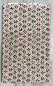 Jaipur ผ้าฝ้าย100% พิมพ์ลายบล็อกทำด้วยมือแบบดั้งเดิมเป็นมิตรต่อสิ่งแวดล้อมระบายอากาศได้ - Product Image 3