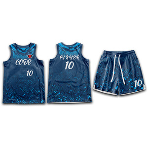 Pantalones cortos de Jersey reversibles más vendidos para hombre, malla de poliéster transpirable de secado rápido, conjunto de uniforme de baloncesto OEM personalizable - Product Image 6