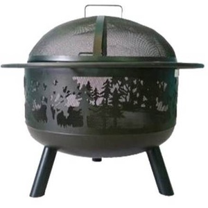 Top Trending Metal <b>Fire</b> <b>Pit</b> Durable & Portable Outdoor Heating Perfect for Patio Garden & Outdoor Gatherings - Product Image 4