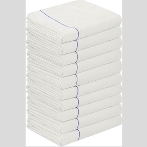 Essuie-tout de cuisine en coton blanc de haute qualité, écologique, séchage rapide, avec fonction de séchage rapide - Product Image 1