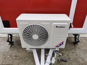 รถพ่วงขายอาหารเคลื่อนที่ขนาดเล็ก 4 ล้อ สำหรับขายขนมขบเคี้ยว ไอศกรีม อาหารจานด่วน โครงอะลูมิเนียม ทนสนิม รับประกัน 3 ปี - Product Image 5