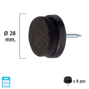 บราวน์ เฟลท์ ไกลเดอร์ O/28 (บรรจุภัณฑ์แบบพลาสติกใส บรรจุ 8 ชิ้น) - Product Image 1