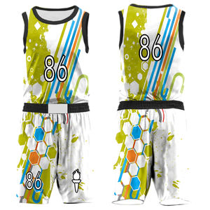 Ensemble de maillots de basket-ball de haute qualité, shorts respirants à séchage rapide, fournisseur en gros - Product Image 3