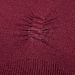 บราออกกำลังกายสำหรับผู้หญิงบราออกกำลังกายผ้าโพลีเอสเตอร์สแปนเด็กซ์ไร้ตะเข็บ - Product Image 5