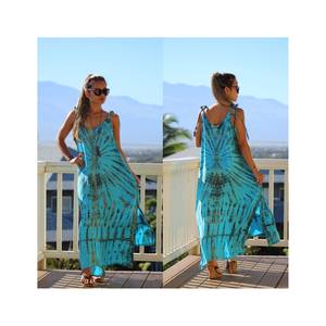 Trendy Casual New Arrival Boho impreso Chic Tie Tye Dye vestido para mujer vestido de verano - Product Image 2