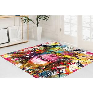 Monkey Graffiti <b>Painting</b> Rug, Colorful Monkey Rug, Printed Rug,Nonwoven Soft Rug - Product Image 4