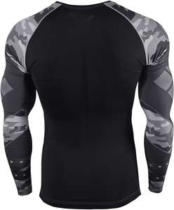 Rash Guard entrega rápida barato MMA rash guard Totalmente personalizado rash guard Pakistán proveedor natación - Product Image 6