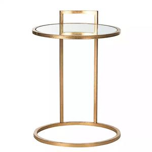 Tables d'appoint modernes et durables en laiton solide Construction solide pour les patios extérieurs Salons Coins confortables - Product Image 6
