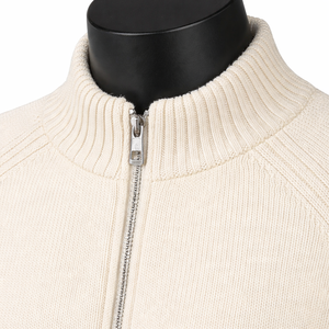 Chaqueta Bomber Económica, Chaquetas Bomber de Último Estilo, Chaqueta Cardigan Bomber de Punto Personalizada con Cierre, Diseño de Dos Tonos - Product Image 6