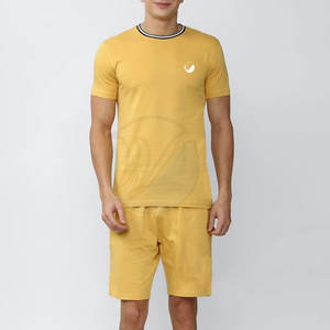 Conjuntos Deportivos Unisex Casuales de Manga Corta y Pantalones Cortos 2024, Ropa Deportiva para Hombre, Transpirable, Ecológica, Talla Grande, Camiseta con Logotipo, Verano - Product Image 2