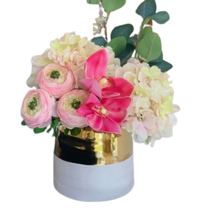 El mejor estilo, maceta, Metal jarrón de chapado en oro de aluminio, decoración para fiesta de boda, florero de Metal hecho a mano - Product Image 4