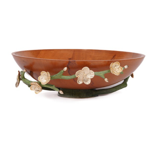 Bol en bois de teck de la plus haute qualité, sculpté à la main, moderne, écologique, en stock, pour servir des salades à la maison, à l'hôtel, au restaurant, pour les mariages - Product Image 5