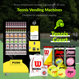 Máy bán hàng tự động với hệ thống cho thuê cho thuê padel Vợt Tennis bóng thể thao và các sản phẩm giải trí - Product Image 3
