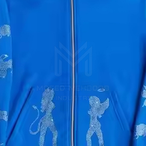 เสื้อฮู้ดพลอยเทียมใส่สบายสไตล์แฟชั่นคลาสสิกใหม่ปกเสื้อมีฮู้ดเป็นมิตรกับฤดูหนาว - Product Image 6