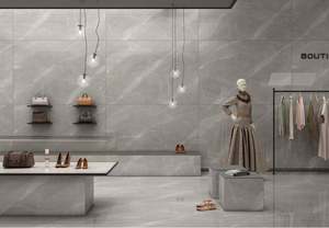 Carreaux de sol en porcelaine de qualité AAA, 1200x1800 mm, modernes, antidérapants, hautement durables, polis, brun clair, classiques, pour la pièce directe - Product Image 6