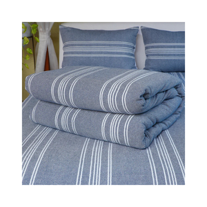 Funda de edredón sólido lavable OEKO TEX certificado 100% algodón King con motivos bordados impresos digitalmente para compradores ecológicos - Product Image 3