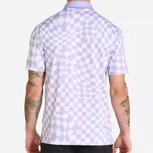 Polos à sublimation, tissu en coton respirant à la coupe ajustée et élégant avec des imprimés graphiques sublimés, parfait pour les looks estivaux - Product Image 3