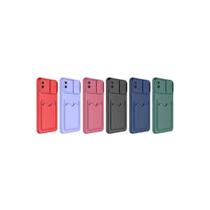 Étui de protection pour téléphone en silicone liquide rouge anti-empreintes digitales et antichoc ASMA Kartix pour Samsung Galaxy A02 - Product Image 3
