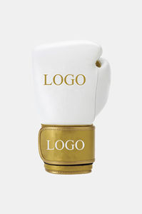 Guantes de boxeo cómodos y duraderos de cuero de alta calidad para Kickboxing Sparring Guantes de boxeo resistentes OEM - Product Image 2