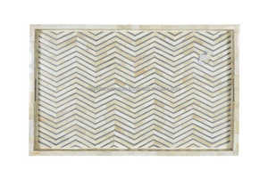 ถาดเสิร์ฟทรงกลมดีไซน์เฉพาะตัว งานฝีมือฝังกระดูก ดีไซน์ทันสมัย หรูหรา สำหรับร้านอาหาร งานแต่งงาน ผู้ส่งออกจากอินเดีย - Product Image 5