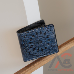 Nouvelle tendance hommes Style Boho Western Vintage Tan cuir portefeuille longue fermeture éclair usiné à la main porte-monnaie Offre Spéciale cadeau - Product Image 4