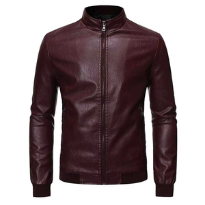 Chaqueta de Cuero para Hombre, Hecha a Mano con Cuero Vacuno Genuino, Fabricada en Sialkot, Pakistán, MOQ Bajo, Chaquetas de Cuero para Hombre de Alta Calidad - Product Image 3