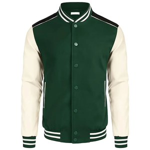 Chaqueta Universitaria de Moda para Hombre, Corte Atlético, Elegante y Cálida, Ropa Exterior Informal para Deportes Universitarios y Uso Diario, Servicio OEM - Product Image 1