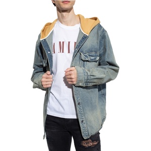 Chaquetas de invierno Para Hombres, abrigo grueso informal a la moda, cálido, con botones, abrigos vaqueros de algodón - Product Image 1