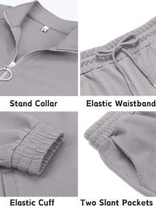 ชุดวอร์มผ้าเฟรนช์เทอร์รี่ 300GSM แบบกำหนดเองสำหรับผู้ชาย ชุดสองชิ้น เสื้อฮู้ดดี้และกางเกงจ็อกเกอร์ สีเบอร์กันดีล้วน ปักโลโก้ ทรงพรีเมียม - Product Image 5