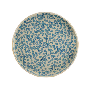 High End Quality Mosaic <b>Decorative</b> <b>Plates</b> Charger Mop Mother of Pearl Inlay Handle Serving Tray Customized Size Made in Vietnam - Product Image 2