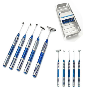 Kit de cepillado suave dental-Juego de 5 -Blue Titanium Periostio Premium Dental Set Instrumentos quirúrgicos de AMRID SURGICAL - Product Image 2