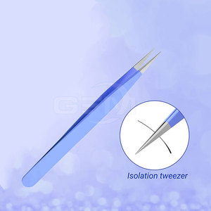 Pinzas para Pestañas de Acero Inoxidable Resistentes, Hechas a Medida, con Logotipo Personalizado, Punta Suave, Reutilizables, Tamaño Personalizado, Empaque Personalizado - Product Image 5