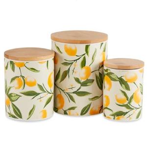 Contenedor de almacenamiento decorativo galvanizado a prueba de herrumbre Recipiente duradero elegante Ideal para la organización de la despensa de la cocina - Product Image 5