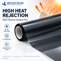 Film teinté pour vitres de voiture, OEM direct usine, Nano-céramique, TESR 60%, VLT 5%, 95% IRR, 99% anti-UV, anti-éblouissement