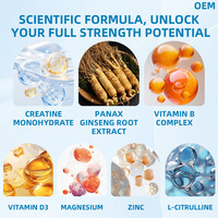 Créatine monohydrate en poudre micronisée, marque privée, supplément nutritionnel sportif, approvisionnement en vrac, OEM, ODM, emballage personnalisé, usine