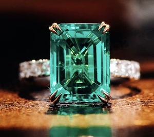 Bague en diamant de laboratoire en forme de cœur 1,02 carat Or 14 carats Alliance pour femme Élégante ronde brillante Cluster Cadeau d'anniversaire - Product Image 1