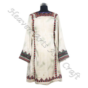 Vintage noir afghan Balochi robe à la main afghani/irani/balochi/pakistanais/indien BDR089 femmes portent le meilleur design robe Vintage - Product Image 6