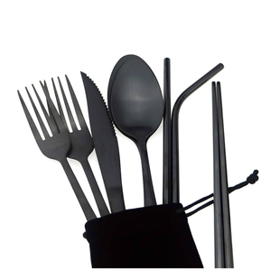 ชุดช้อนส้อมโลหะสำหรับร้านอาหารเครื่องใช้ในงานปาร์ตี้ของโรงแรมชุดช้อนเหล็กขัดเงาสูงอุปกรณ์ที่ดีที่สุด - Product Image 6