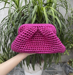 Wholesale Handmade <b>Crochet</b> Metallic Bags Full Colors Customized Size & Colors Bags for Women Customized Logo - Product Image 4