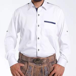 Camisas clásicas con botones para hombre, camisas de algodón de manga corta y larga personalizables para formales, informales y informales de negocios - Product Image 2