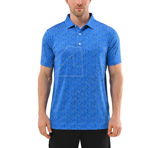 Camisetas de polo personalizadas de algodón 100% para hombre, camisetas de golf holgadas bordadas con patrón sólido, estampado tejido en blanco para polo - Product Image 2