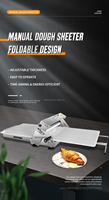 Nouvelle machine à étaler la pâte à gâteau de table, pour boulangerie, pizza, croissant, pressage manuel, facile à utiliser, laminatrice