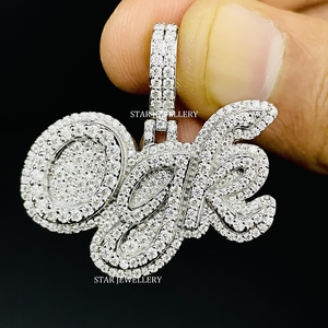 จี้เพชรทรงเหลี่ยมธรรมชาติประดับทองคำ 10K ยี่ห้อ STAR JEWELLERY รุ่น Christian สไตล์ฮิปฮอป สำหรับทุกเพศ เหมาะสำหรับใส่ทุกวัน - Product Image 5