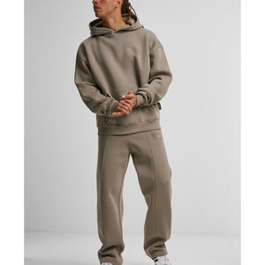 Ropa de calle para hombre, Conjunto de sudadera con capucha y pantalones de chándal de gran tamaño con estampado de logotipo personalizado para hombre, chándal, ropa deportiva, chándales - Product Image 1